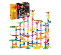 E-SMARTER Marble Run 133p, Marble Rush with Exquisite Packaging, Construction Building Blocks Toys, Educational Building Block Toy for Kids Age 3+