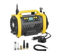 E-SMARTER Tyre Inflator Air Compressor 12V DC, 150PSI Car Tyre Pump Quick Inflation, Dual Power Supply, Car Pumps for Tyres, Car Accessories