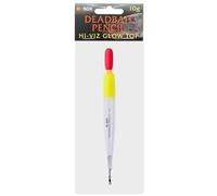 E-SOX Deadbait Pencils 10g, Pike fishing Float, Slimline, High-Viz Tips, Includes Snap Link and Swivel.