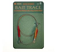 E-Sox Semi Barbed Bait Trace Ex Strong 34lb Size 8