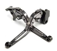 E-SPEEDMTC for Kawasaki Eliminator 500 2024 Modified CNC Aluminum Alloy Length Adjustable Foldable Brake Clutch Lever Accessories (Gray)