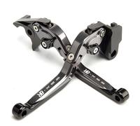 E-SPEEDMTC for Suzuki GSX-8R 2024 Modified CNC Aluminum Alloy Length Adjustable Foldable Brake Clutch Lever Accessories (Gray)