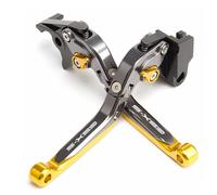 E-SPEEDMTC for Suzuki GSX-S 1000 / GT / + 2021-2024 Modified CNC Aluminum Alloy Length Adjustable Foldable Brake Clutch Lever Accessories (Gold)