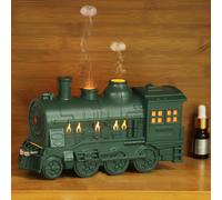 E-ssential Oil Diffuser 300ML Train Cool Mist Humidifier Quiet Aromatherapy Diffuser With Night Light For Bedroom Desk, Humidifier With Auto Off/2 Misting Modes/2 Light/Remote Control