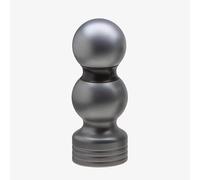 E-Stim Systems Black Collection E-Stim Butt Plug Bipolar 4mm