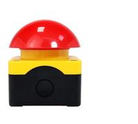 E-stop Pedal Push Button Momentary Latching Waterproof IP65 Self reset Momentary Foot Switch Big Mushroom Emergency Stop Switch(Yellow Self-reset)