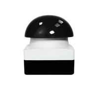 E-stop Pedal Push Button Without Fixation Waterproof IP67, Big Mushroom Emergency Stop Button, Self Reset Momentary Foot Switch(Self reset- Black,1NO)