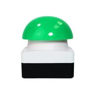 E-stop Pedal Push Button Without Fixation Waterproof IP67, Big Mushroom Emergency Stop Button, Self Reset Momentary Foot Switch(Self reset-Green,2NO)