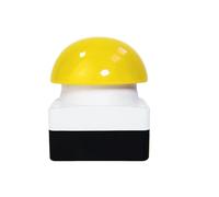 E-stop Pedal Push Button without Fixation Waterproof IP67 Self reset Momentary Foot Switch Big Mushroom Emergency Stop Buttons(Self reset-Yellow,1NO)