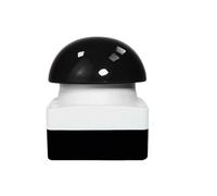 E-stop Pedal Push Button without Fixation Waterproof IP67 Self reset Momentary Foot Switch Big Mushroom Emergency Stop Buttons(Self reset- Black,1NO)