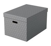 Esselte Storage Box Home Size L 3Pcs Grey