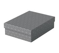 E:Storage Box Home Size M low 3pcs grey