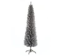 E-Stores Direct 5ft 6ft 7ft 8ft Grey Pine Pencil Slim Artificial Christmas Tree (8ft/240cm)