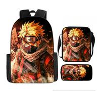 (E) Student Naruto Bag Pack With Oxford Cloth And Cute Character Kids Prints For
