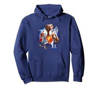 E.T. And Elliot Classic Movie Poster Pullover Hoodie, Adult Unisex, Navy Blue, X-Large