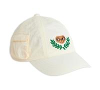 Mini Rodini Kids E.T. Embroidered Pocket Cap in Ivory - Ivory - 9 Mths - 3 Yrs (48-50 cm)