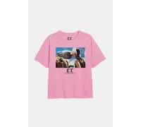 E.T. Girl's Kiss Girls T-Shirt Light Pink | Size: 7-8 Years E.T. Light Pink 7-8 Years