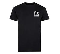 E.T Men's Multi T Shirt, Black, S UK