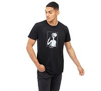 E.T Men's Phone Home T-Shirt, Black, Medium