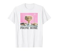 E.T. Phone Home Movie Poster Box View T-Shirt, Men, White, 6X-Large