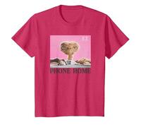 E.T. Phone Home Movie Poster Box View T-Shirt, Youth, Red Heather, 4T