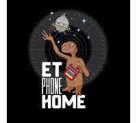 E.T. Phone Home T-Shirt - Black - 4XL