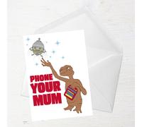 E.T. Phone Your Mum Greetings Card - Standard Card