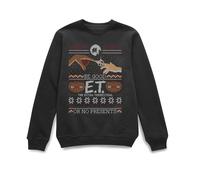 E.T. the Extra-Terrestrial Be Good or No Presents Christmas Sweatshirt - Black - M