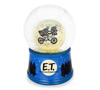 E.T. The Extra-Terrestrial Bike Moon 6-Inch Snow Globe with Swirling Glitter Display Piece