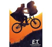 E.T. The Extra-Terrestrial Limited Edition A3 Art Print - Official Movie Poster - Collectible Wall Art - 42 x 30 cm - Numbered Edition - 80s Sci-Fi Decor - Gift for Film Fans
