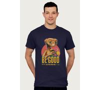 E.T. the Extra-Terrestrial Men's ET Be Good Quote T-Shirt in Navy | Size: XL E.T. the Extra-Terrestrial Navy XL