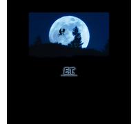 E.T. the Extra-Terrestrial Moon Cycle Unisex T-Shirt - Black - 3XL