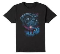E.T. The Extra-Terrestrial X Ghoulish Phone Home Men's T-Shirt - Black | Size: Small E.T. Black S