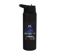 E.T. the Extraterrestrial Retro Rainbow Poster Stainless Steel Insulated Water Bottle