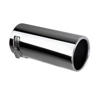 E-TECH 60mm Diameter Classic Round Exhaust Tip - Fits pipes 45mm-55mm