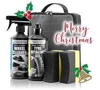 E-Tech Amazing Wheels & Tyres Car Care Kit Set Includes Wheel Cleaner, Tyre Gel & Tyre Dressing Pad (GREAT GIFT IDEA FOR HIM OR HER)
