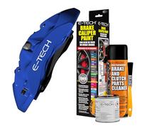 E:Tech Brake Caliper & Drum Paint EBCP-BL - Complete Kit including Paint, Cleaner & Brush - Blue