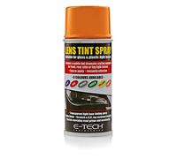 E-TECH Car Headlight & Taillight Lamp Light Lens Coloured Tint Spray - Orange