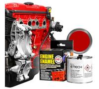 E-TECH Engine Enamel - 250ml Brush-on paint (Red)