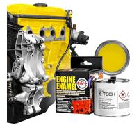 E-TECH Engine Enamel - 250ml Brush-on paint (Yellow)