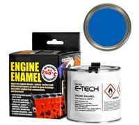 E-Tech Engine Enamel Paint Blue 250Ml Gloss Paint High Temperature Heat Car