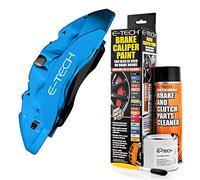 E-TECH Gloss Sky Blue Brake Caliper Paint - EBCP-GSBL - Complete Kit Inc Paint/Cleaner & Brush