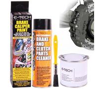 E-Tech Graphite Wheel Brake Caliper Paint Kit Car Motorbike Engine Bay