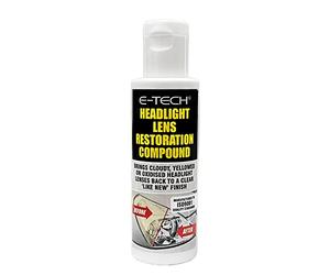 E-TECH Headlight Lens Restoration Compound 100ml