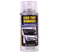 E-Tech Light Lenses Lens Tint Remover Spray Glass Plastic Car Motorbike 150Ml