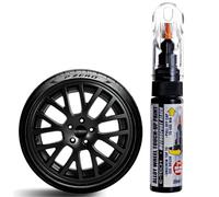 E-TECH Motorsport Black Car Alloy Wheel Professional Touch-Up Pen Stick Paint