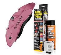 E-TECH Pink Brake Caliper/Drum Paint - EBCP-P - Complete Kit inc Paint/Cleaner & Brush