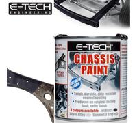 E-Tech Quick Repair Protect Restore Car Underbody Chassis Paint Jet Black 500Ml