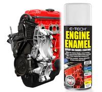 RED E-TECH - Heat Resistant Engine Enamel Paint 400ml - Spray On High Temp Paint