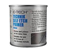 E-TECH Technik Self Etch Primer Grey 250ml - BRUSH ON - Aluminium, Stainless Steel, Fibreglass, Galvanised, treated or untreated steel